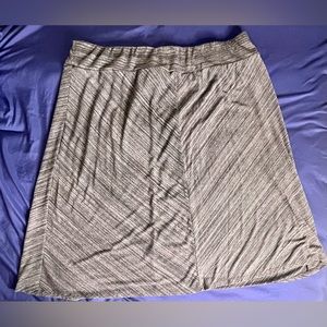 Ava & Viv Charcoal A-line Skirt| Size 1X